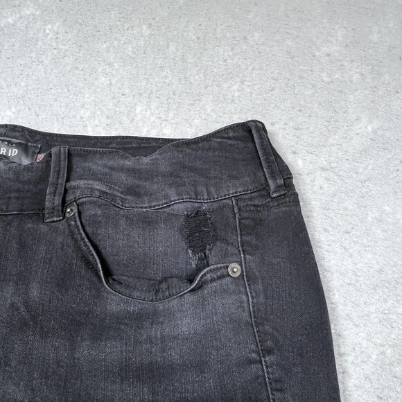 Torrid Jegging Jeans Womens Plus 22 Denim Stretch 28” Inseam Distressed Pockets - Picture 4 of 13